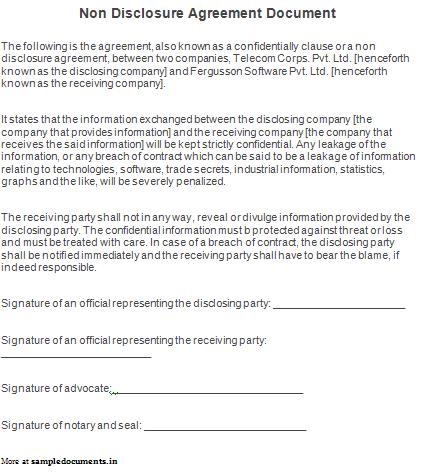 Confidentiality Agreement Form