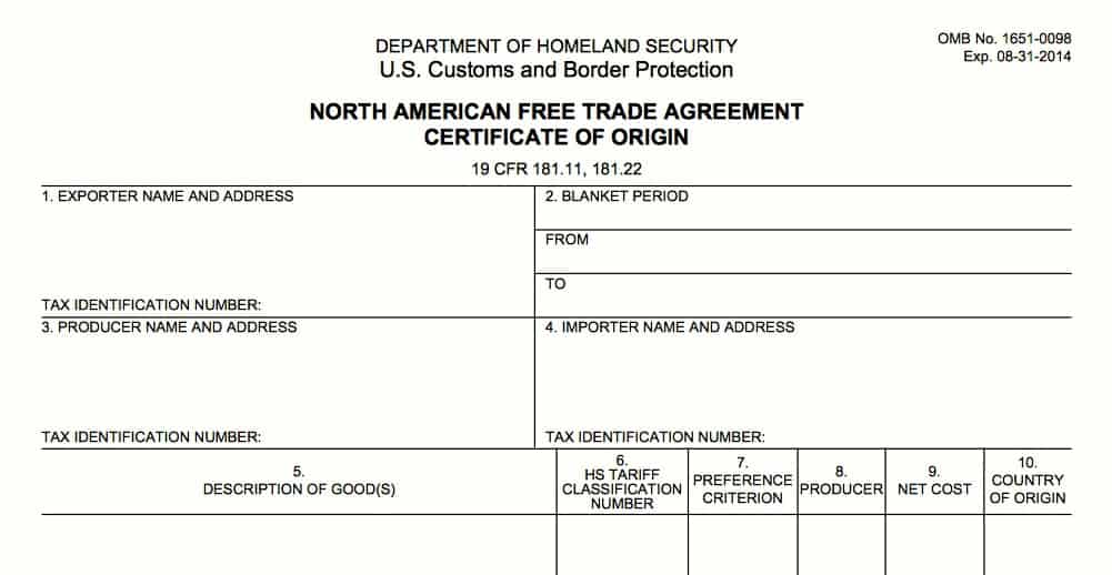 certificate of origin template 44