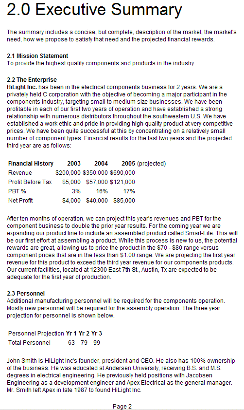 5 Executive Summary Templates - Excel PDF Formats 5 Executive Summary Templates - Excel PDF Formats