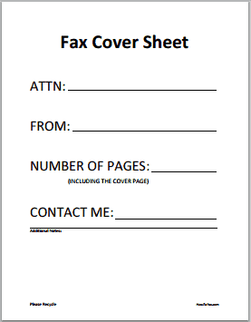 6 fax cover sheet templates excel pdf formats