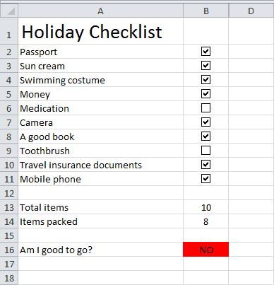 checklist template 55