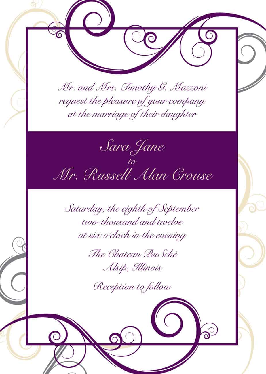 invitation template54574