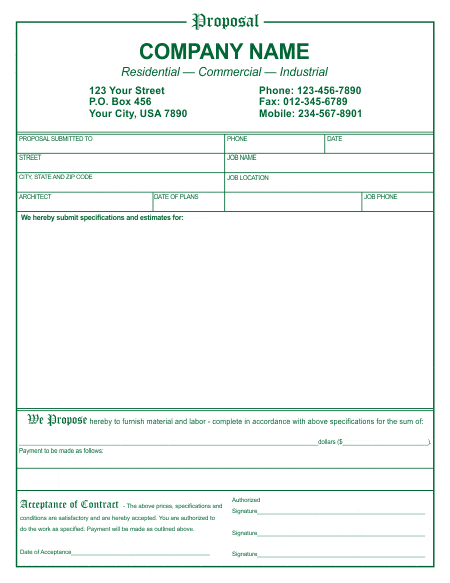 4 Cleaning Proposal Templates – Free Sample, Example, Format Download