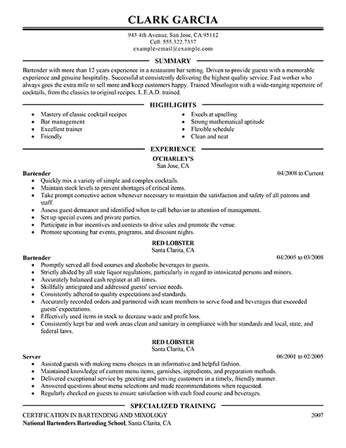 Resume for all