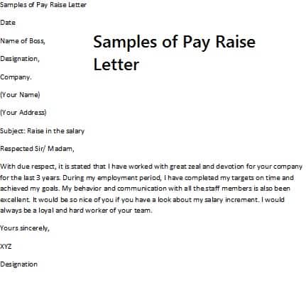 emigrate or immigrate salary increase letter template