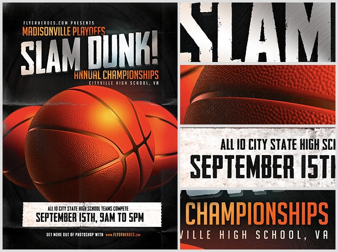 Basketball Flyer Sample 22563