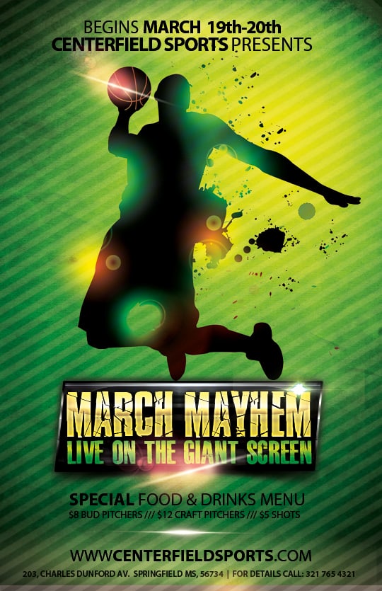 Basketball Flyer Sample 256