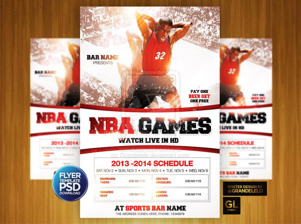 Basketball Flyer Sample 45787