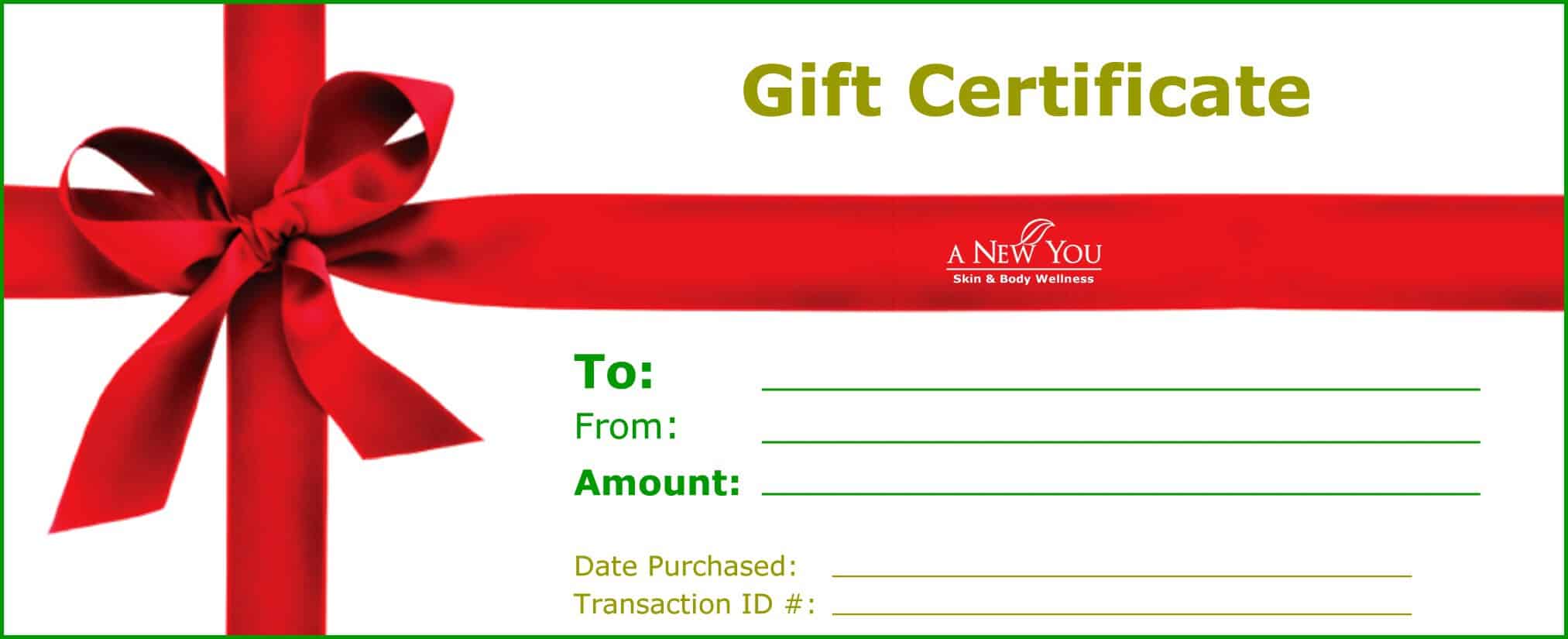 18 Gift Certificate Templates - Excel PDF Formats