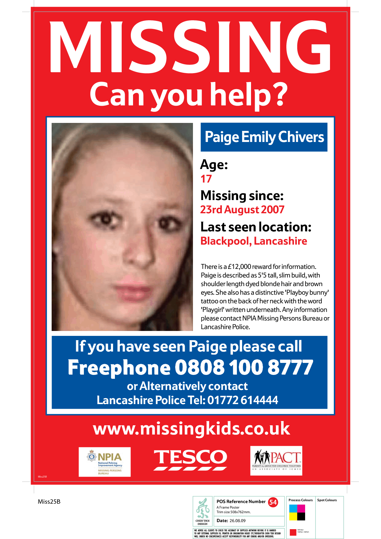 missing person poster template 9988