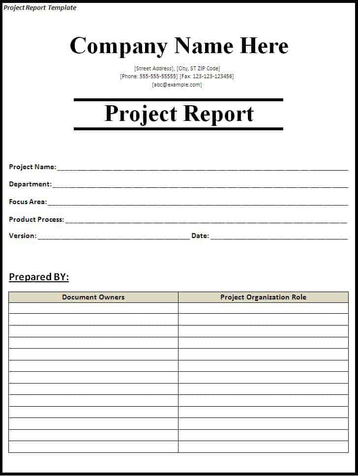15 Report Templates Excel PDF Formats