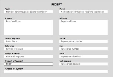 cash receipt template 22