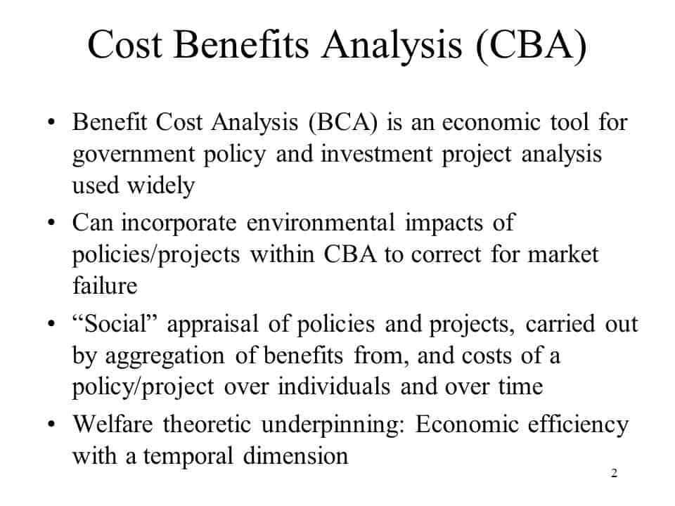 cost benefit analysis template 33