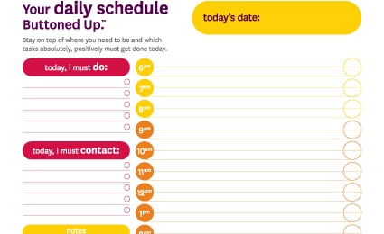 daily schedule template 11