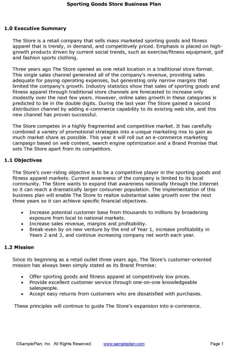executive summary template 33