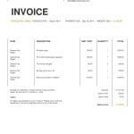 5 Invoice Templates
