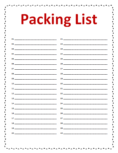 list templates22