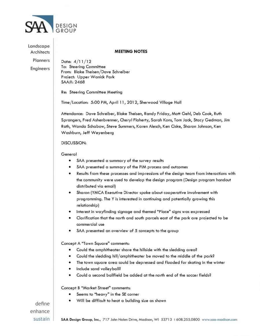 meeting minutes template 22