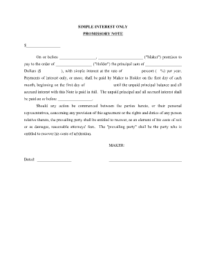 promissory note template 22