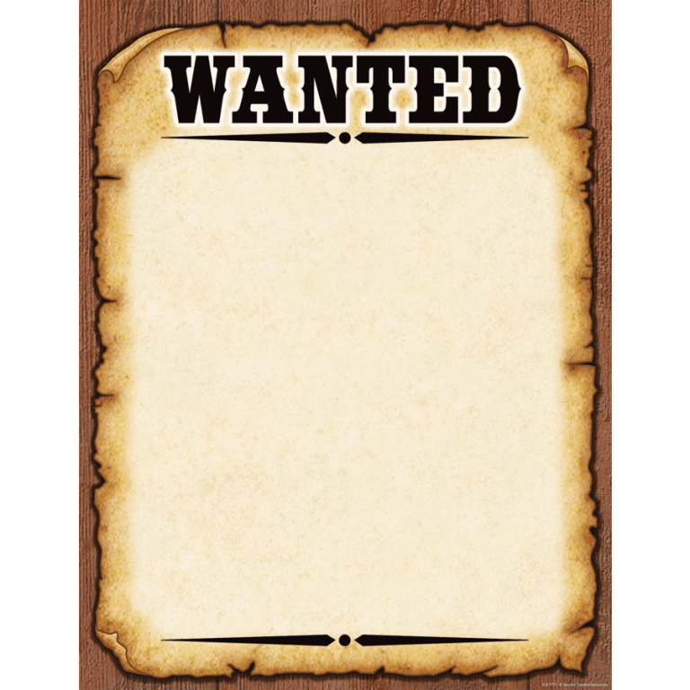 7 Wanted Poster Templates - Excel PDF Formats