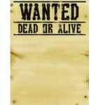 7 Wanted Poster Templates