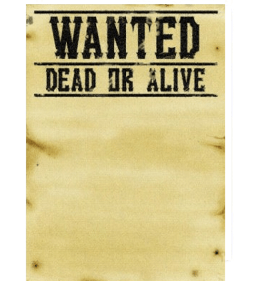 Wanted Poster Printable Template Customize And Print