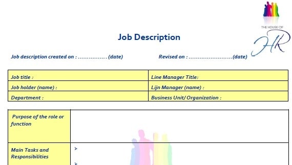 JOB_description_Template_Word