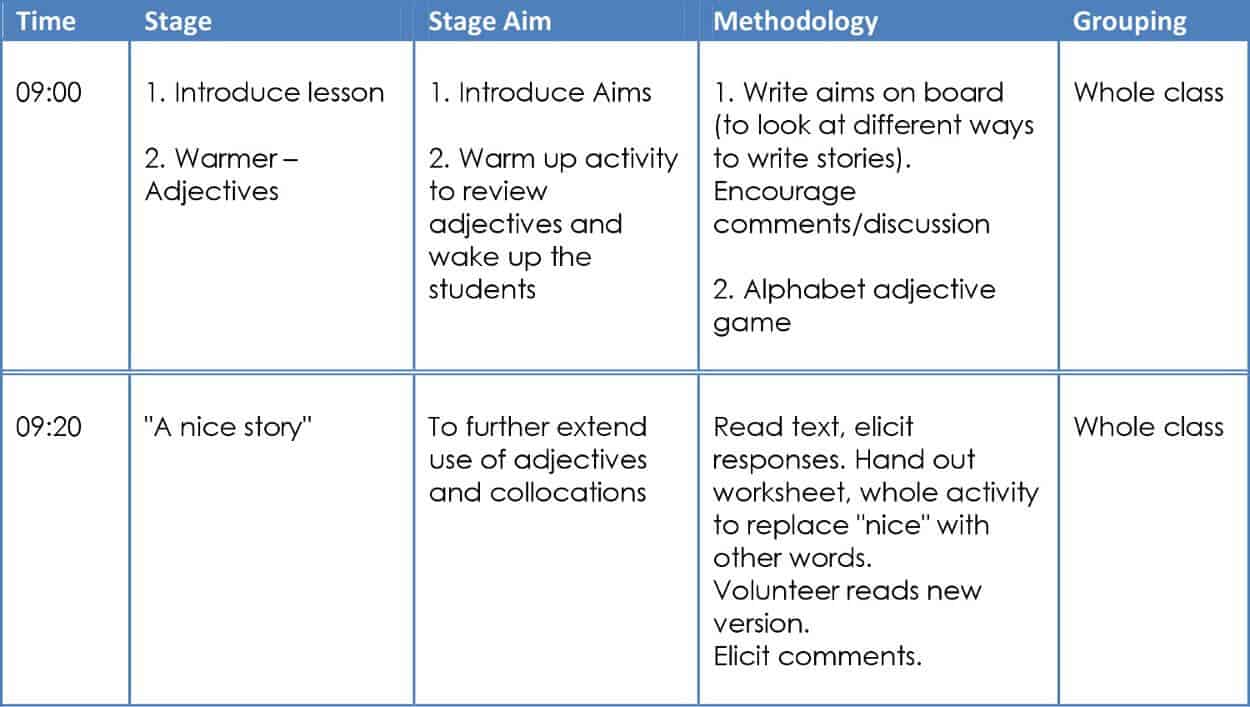 lesson plan  54132