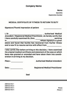 medical certificate template 33