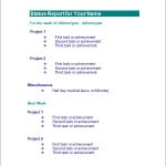 5 Status Report Templates