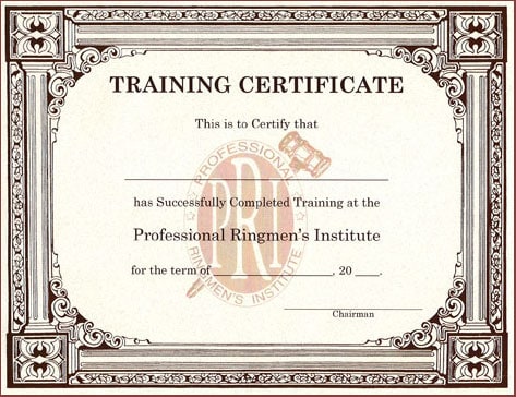 training certificate template 77