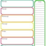 5 Weekly Planner Templates