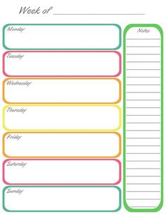 weekly planner template 44