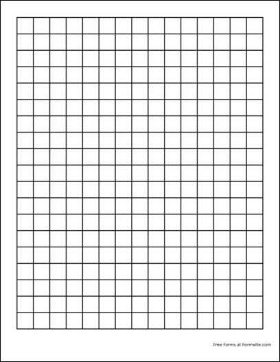 graph paper template 1245