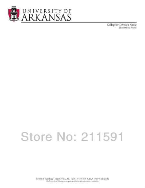 letterhead template 5841