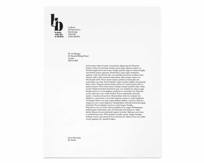 letterhead template 6541