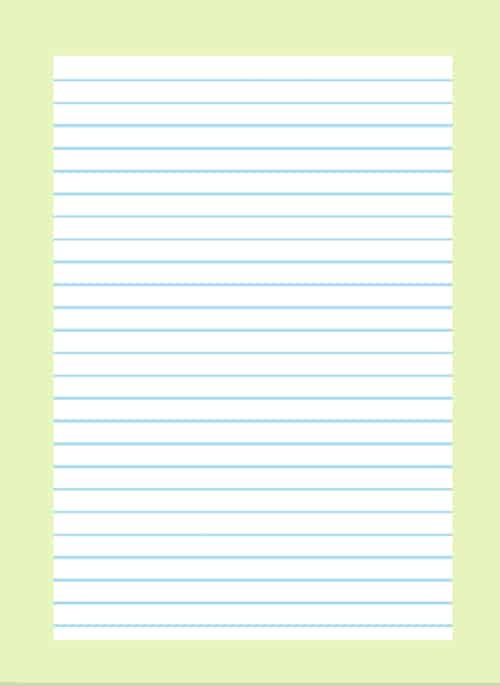 lined paper template 32154