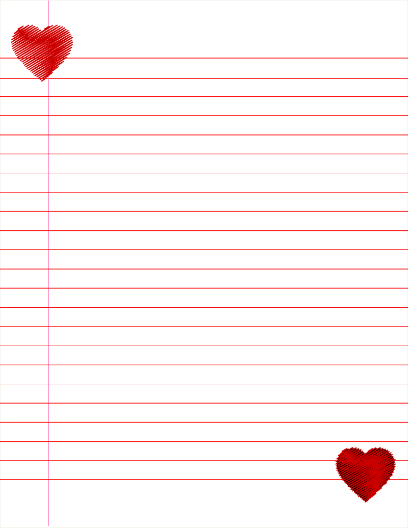 lined paper template 98797