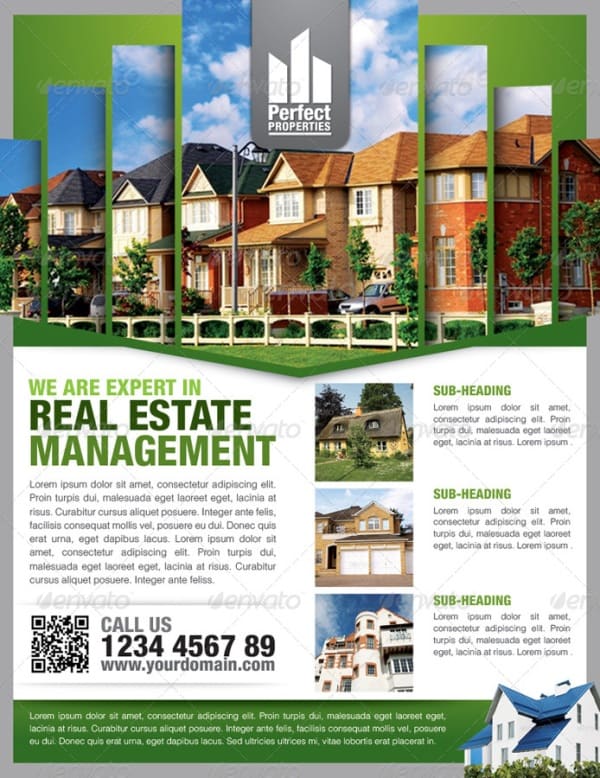 real estate flyer template 12415