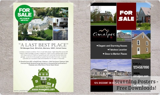 real estate flyer template 56454