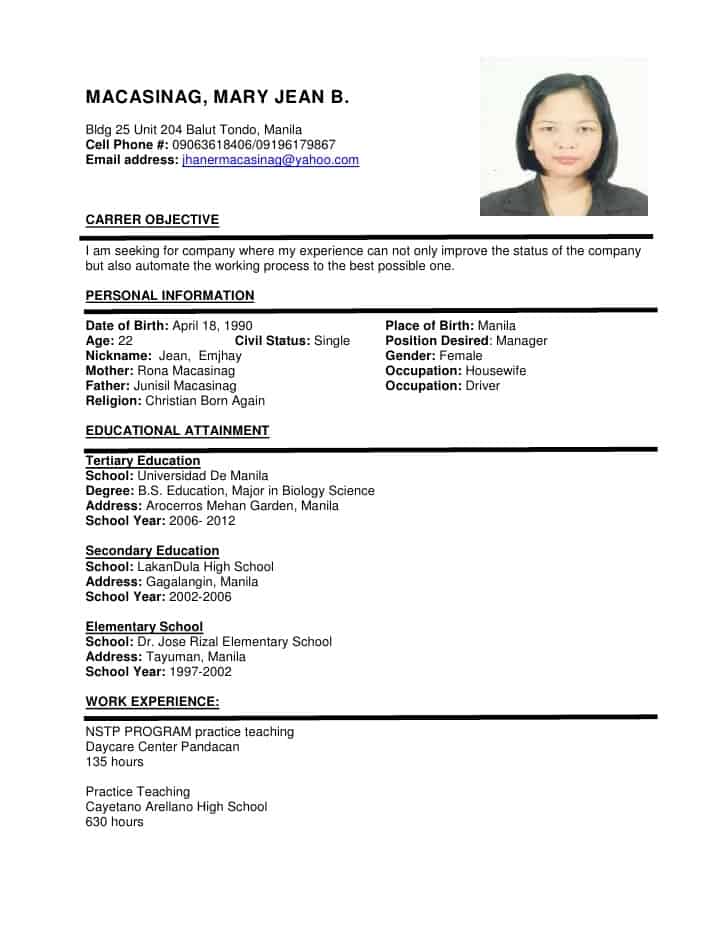 resume-format-sample-cv-resume-cv-login-curriculum-vitae