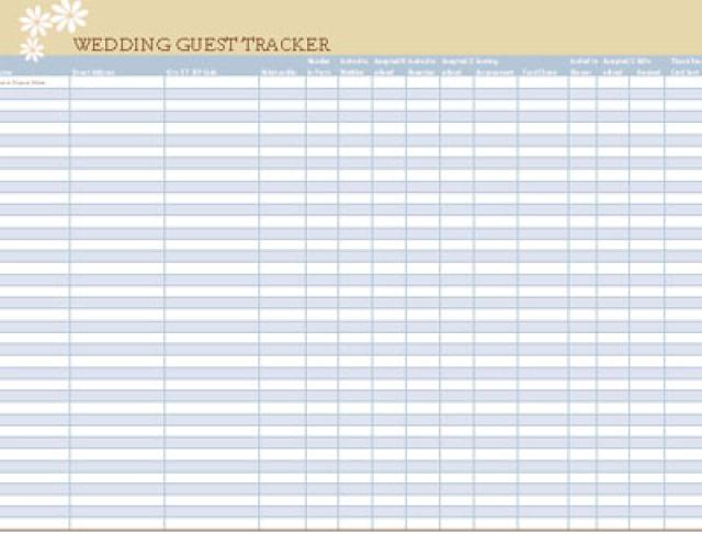 wedding gust list template 54121