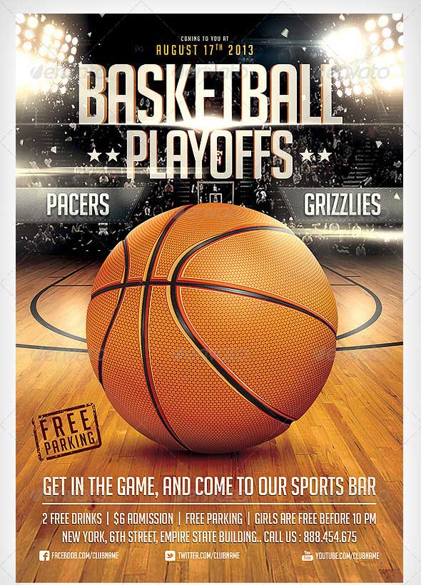 Basketball Flyer Sample 989