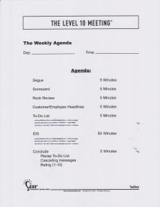 Meeting Agenda template 3689