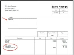 Sales Receipt template 197