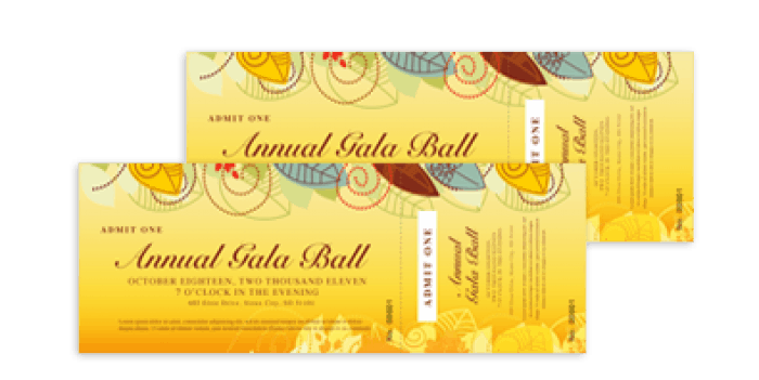 event ticket template 9877