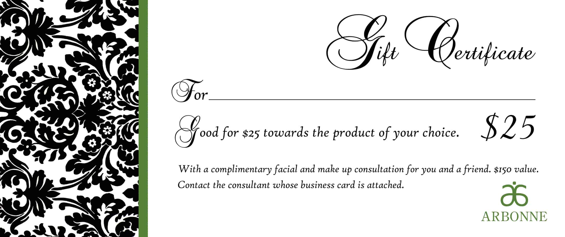 gift certififate template 1855