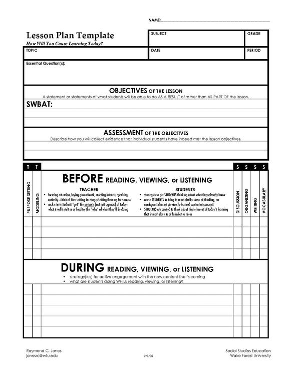 plan template 84