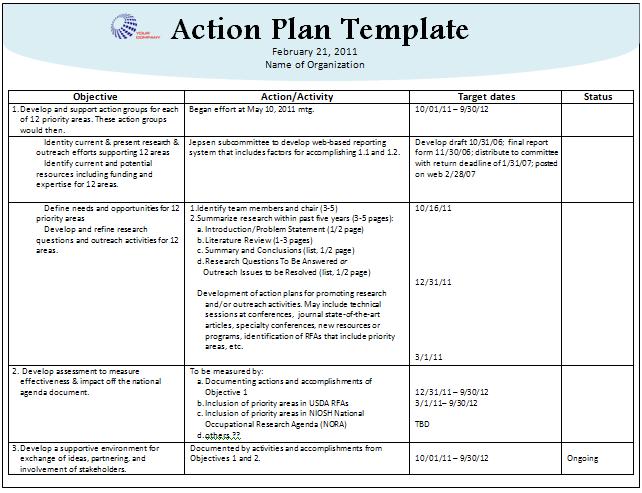 plan template 89646