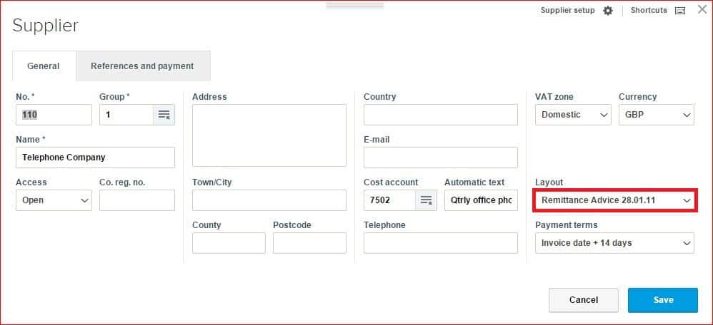 remittance template 797